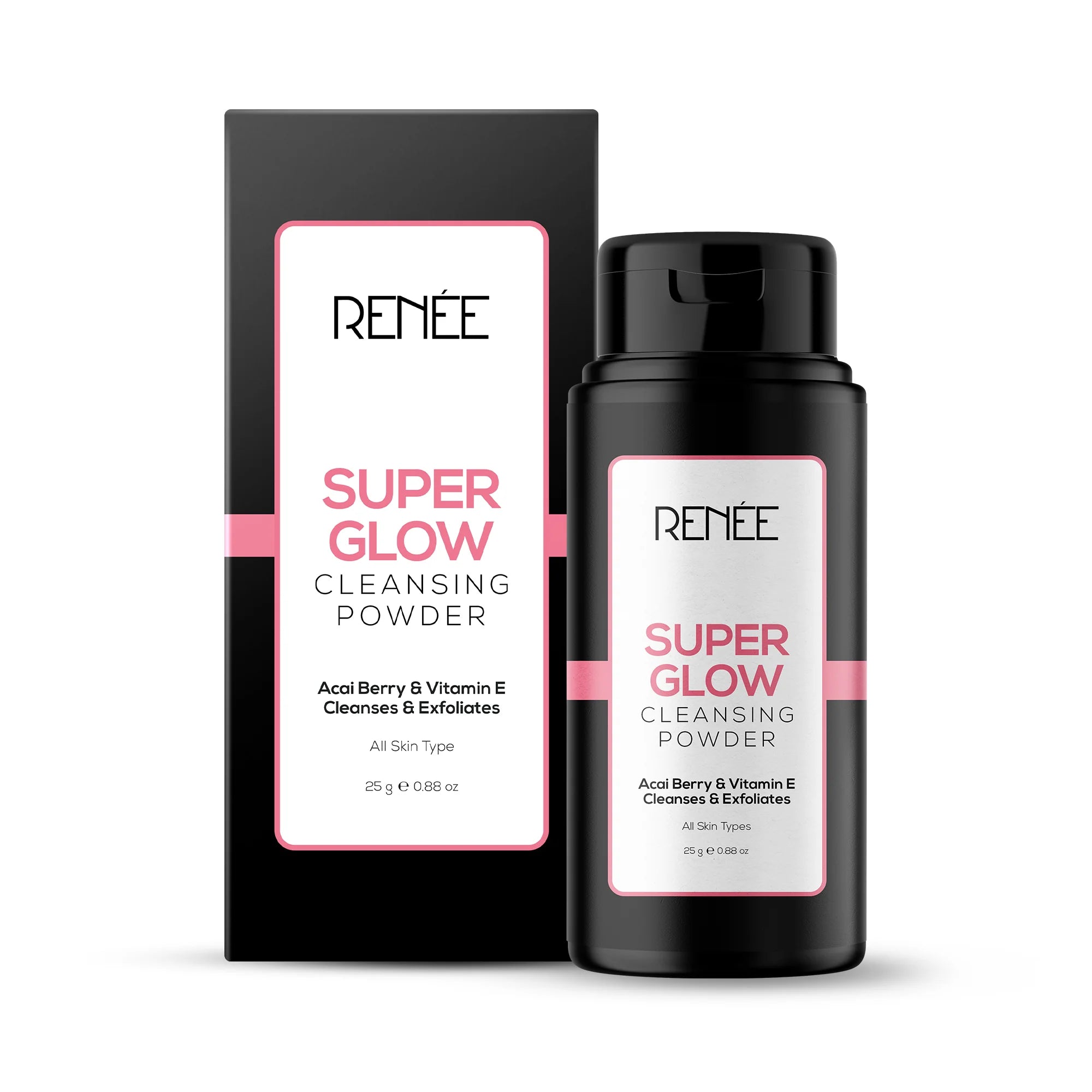 Renee Super Glow Cleansing Powder with Acai berry & Vitamin E