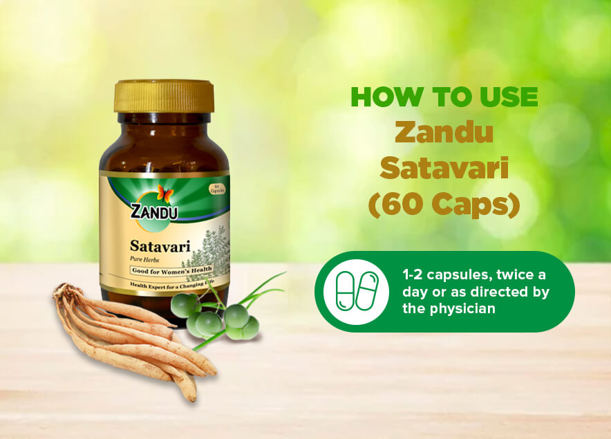 Zanducare-FB Zandu Satavari Lactation Capsules 60 N Caps