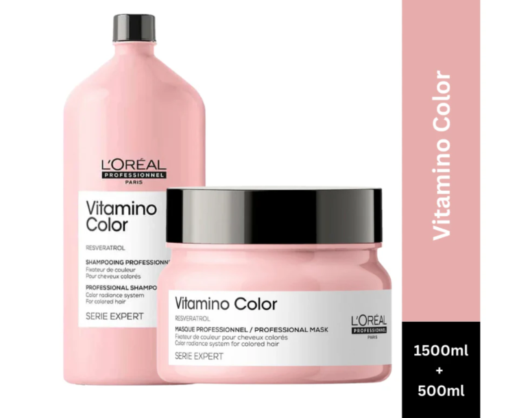 Fabb6 L'OREAL PROFESSIONNEL PARIS Vitamino Color Shampoo and mask combo