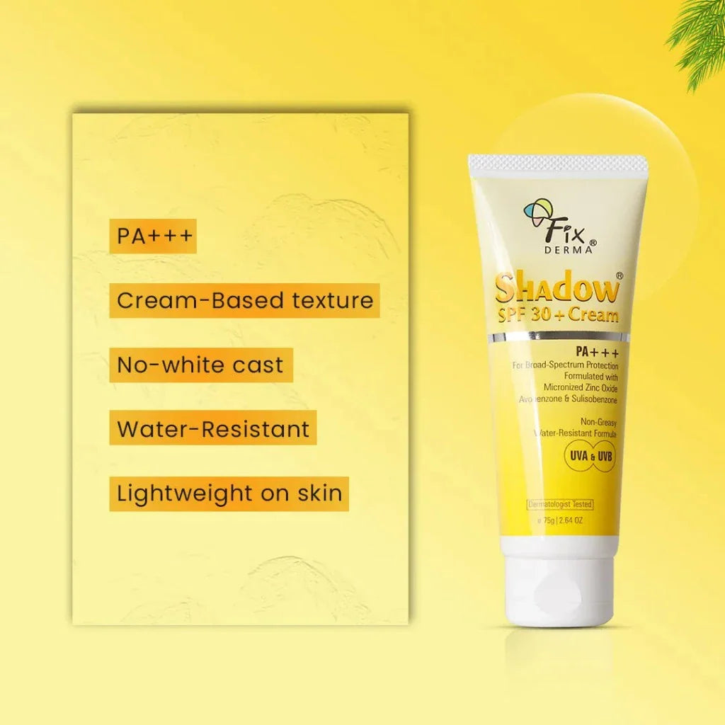 Fix Derma - Shadow Sunscreen For Dry Skin SPF 30+ Cream (75g)