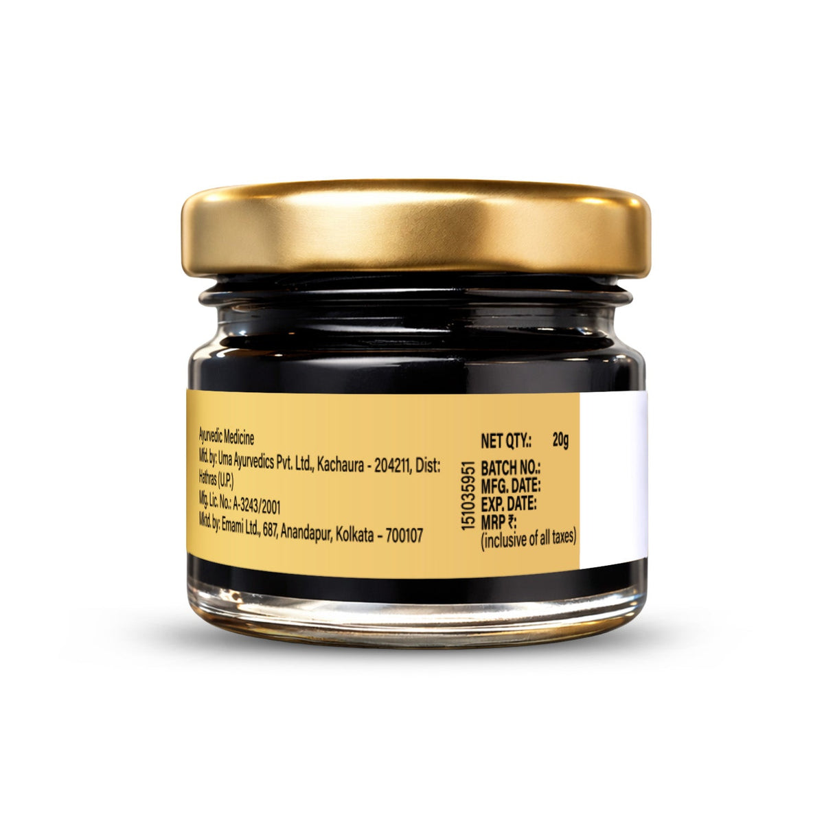 Zandu-P Zandu Shilajit Gold Plus Resin (Pack of 2) 20g X 2U