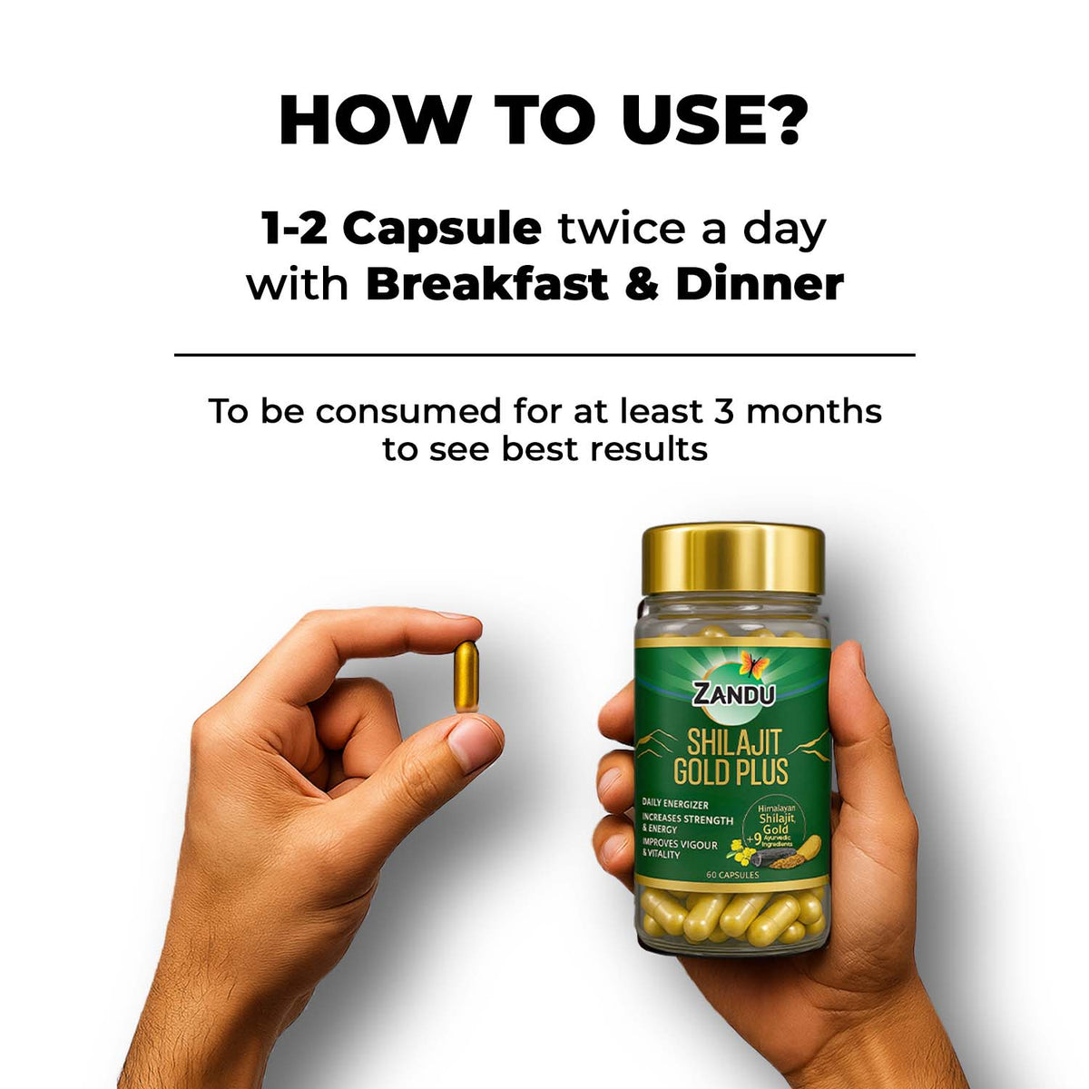 Zandu-O Zandu Shilajit Gold Plus Capsules 20 N Caps