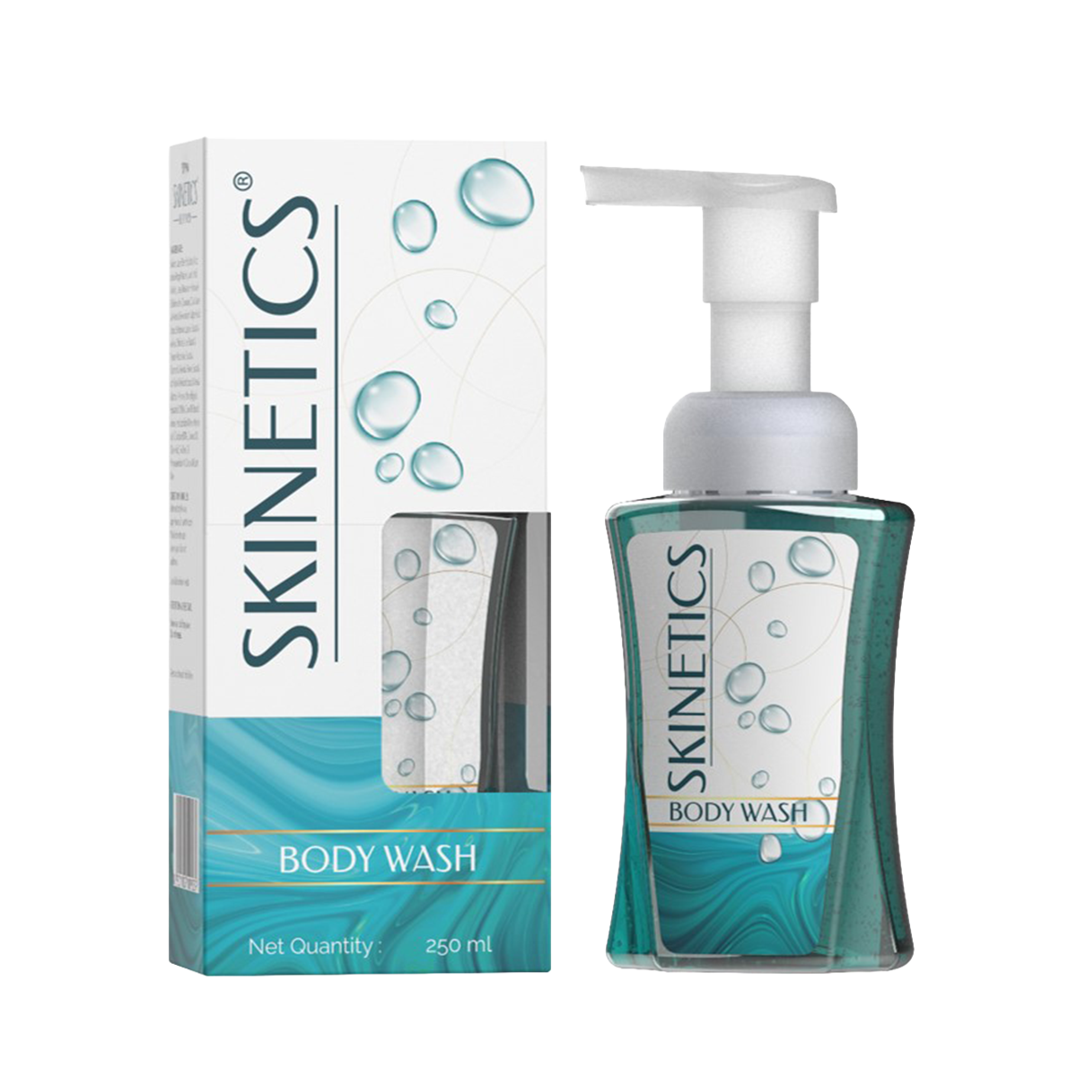 Dabur Skinetics Hydrating Body Wash for Dry & Sensitive Skin | Soap-Free Moisturizing Body Cleanser | Gentle Daily Cleansing 250ml