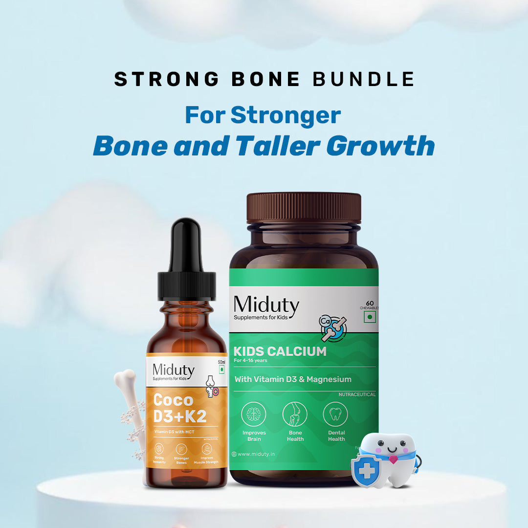 PalakNots Strong Bones for Kids | Kids Calcium & CoCo D3