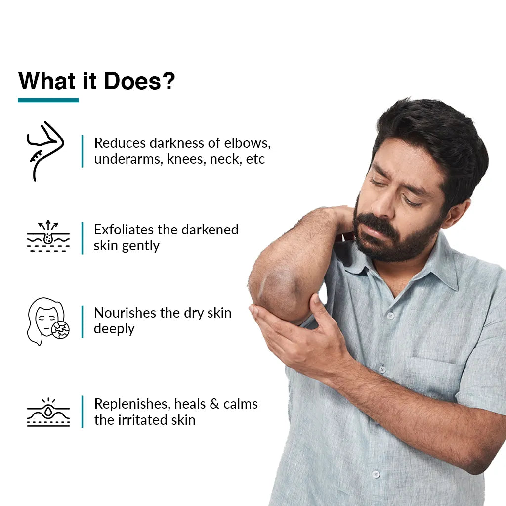 Fix Derma - 10% Lactic Acid + 0.1% Retinol - Nigrifix Cream- Reduces Dark Elbows, Knees, Underarms, & Neck (100g)