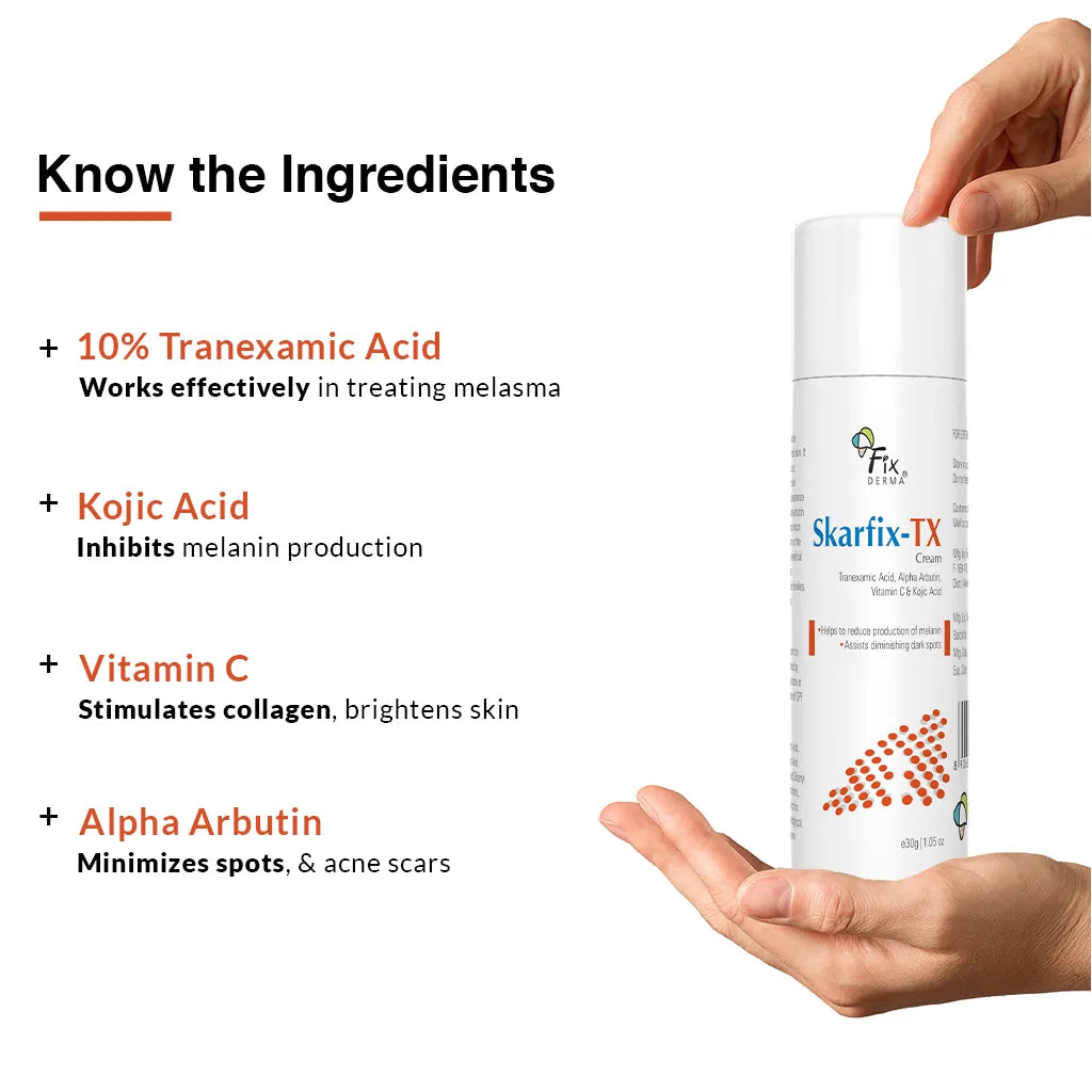 Fix Derma - Skarfix-TX For Melasma Treatment 10% Tranexamic Acid, 1% Vitamin C (15g)