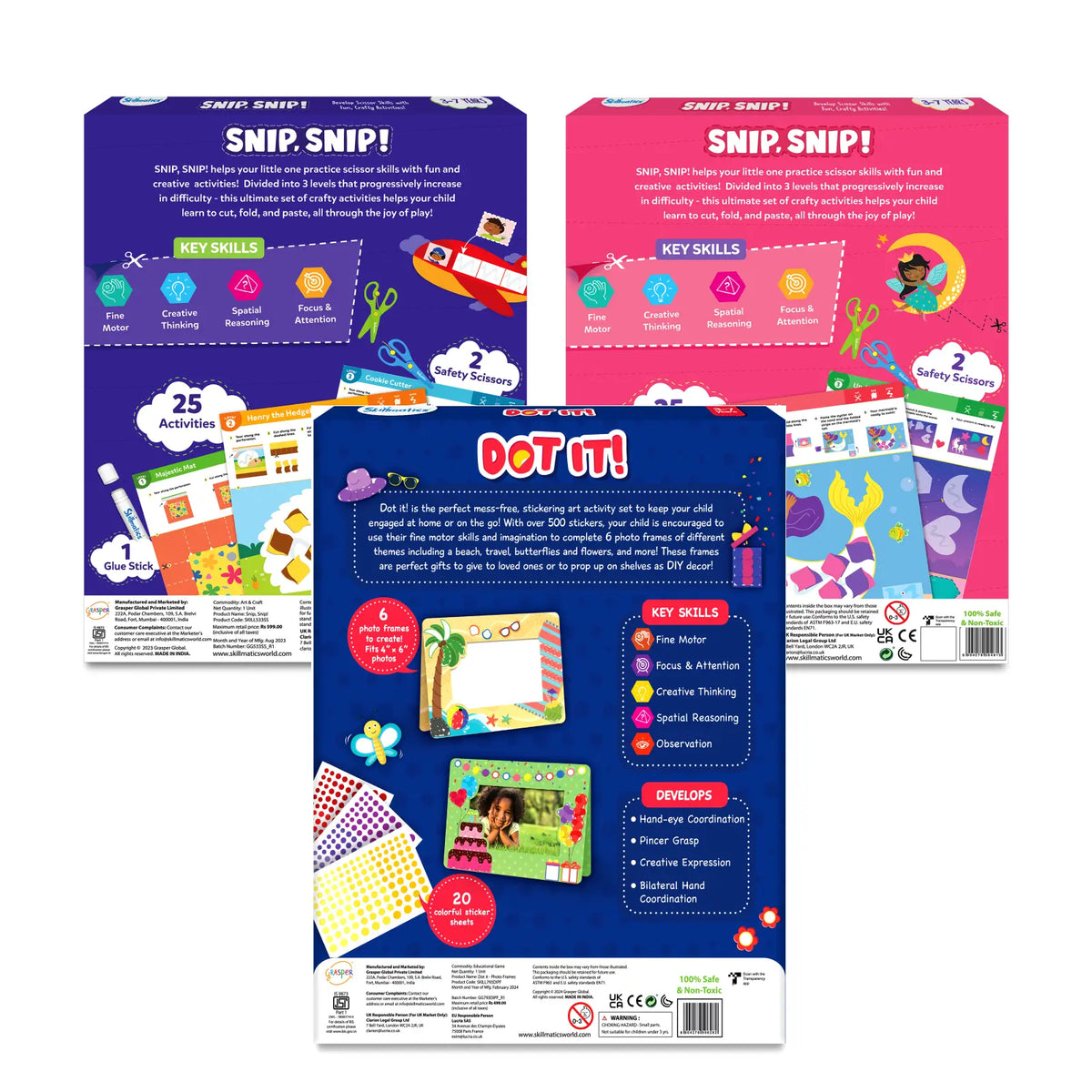 Skillmatics Creative Moments Bundle (ages 3-7)