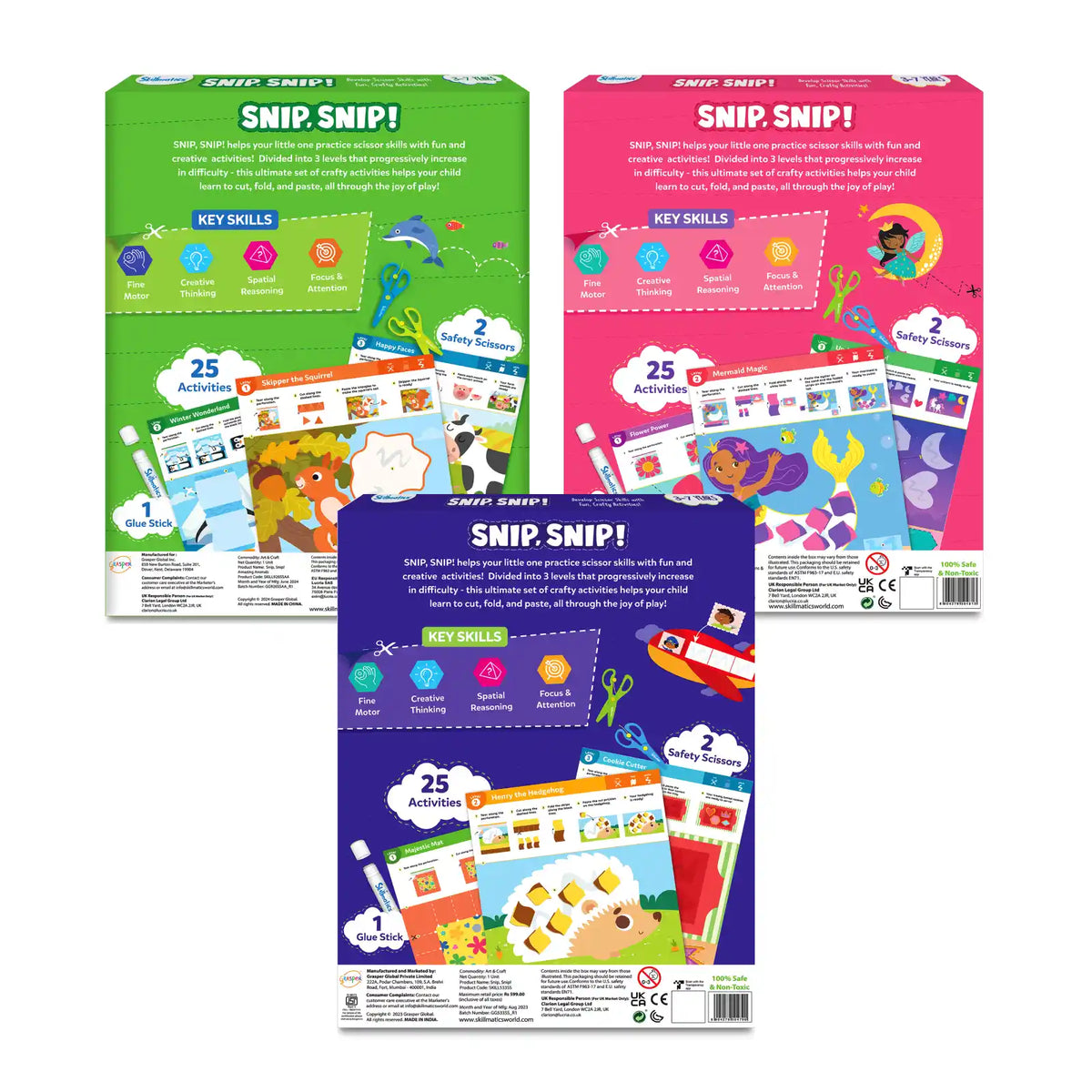 Skillmatics Cut, Paste & Create Combo (ages 3-7)