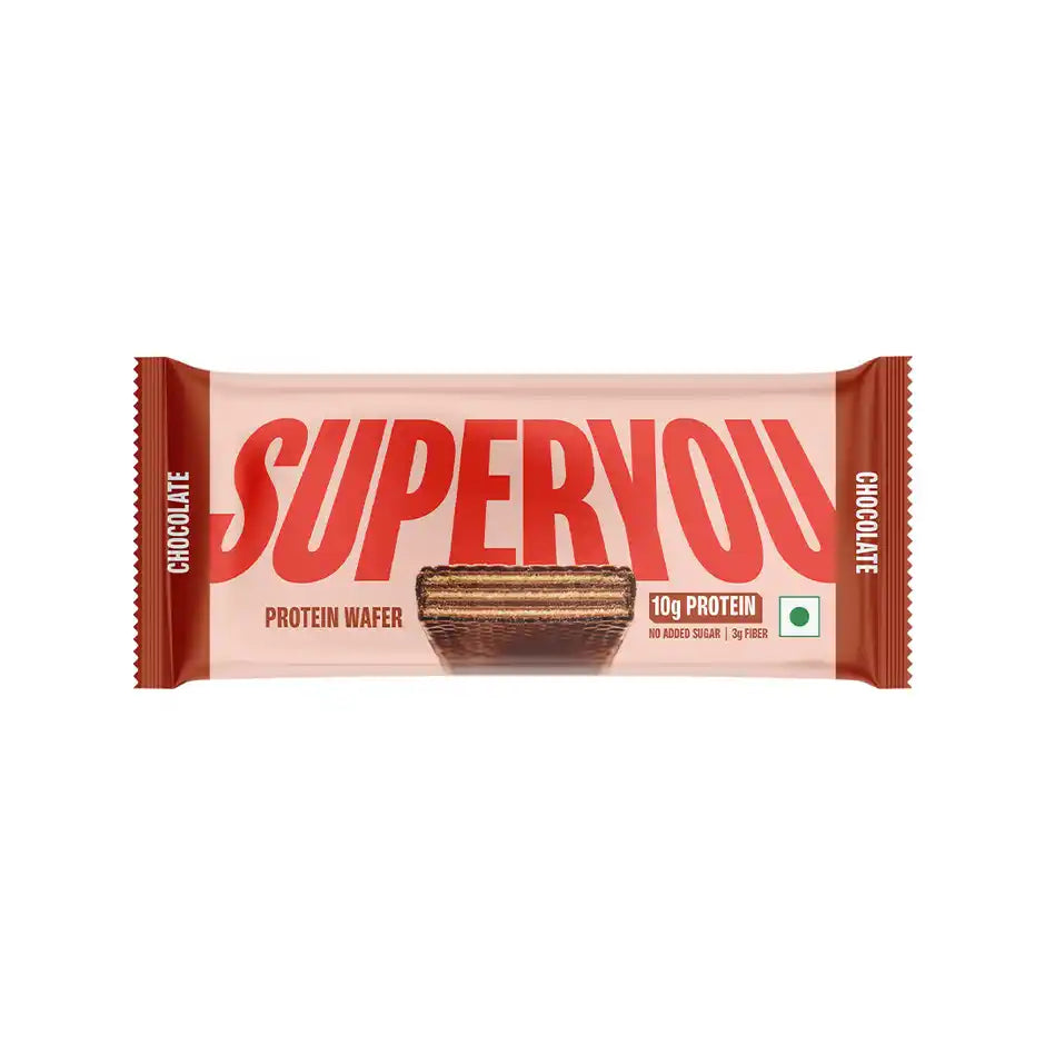 SuperYou 10gm Protein Wafers- Pack of 10 Chocolate