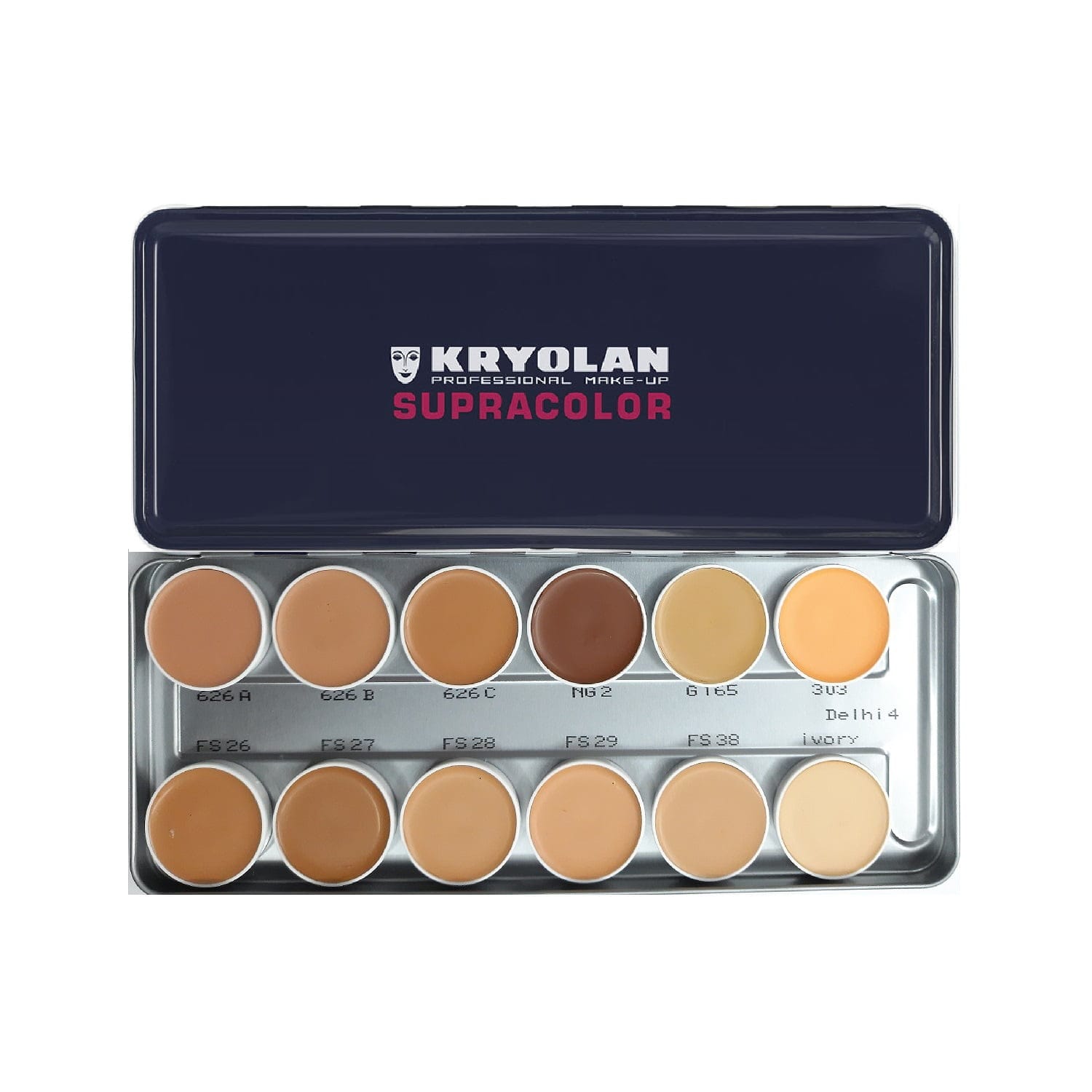 Kryolan Supracolor Palette 5 Colors (Delhi 4)