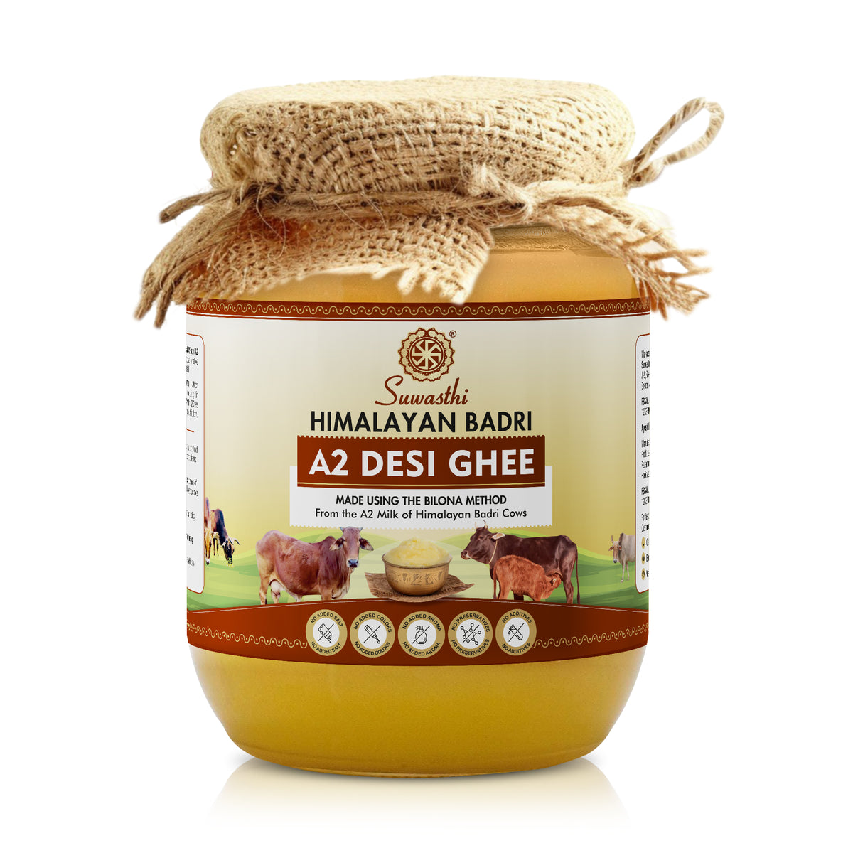 Suwasthi A2 Vedic Desi Ghee