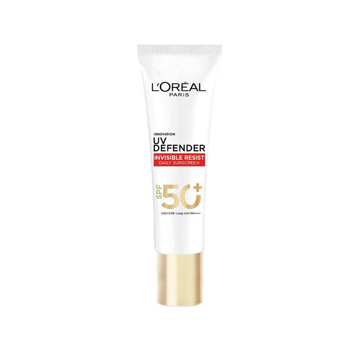 Loreal Paris - UV Defender Invisible Resist Daily Sunscreen SPF50+ PA++++ Lightweight, (30 ml)