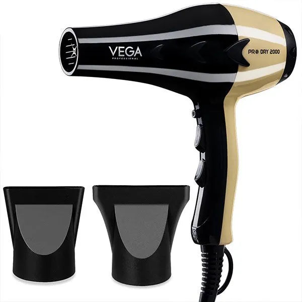 Vega - Pro Dry 2000 -2200W Hair Dryer -Gold - (VPVHD-04)