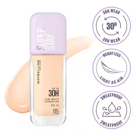 Maybelline New York - SUPER STAY LUMI MATTE FOUNDATION (35mL)