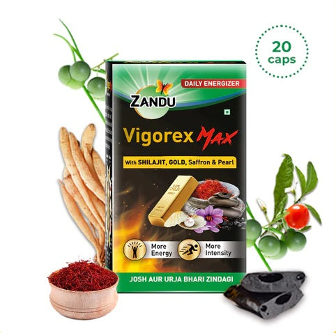 Zanducare-FB Shilajit (60 Caps) & FREE Vigorex Max (20 Caps) 60 N Caps | 20 N Caps