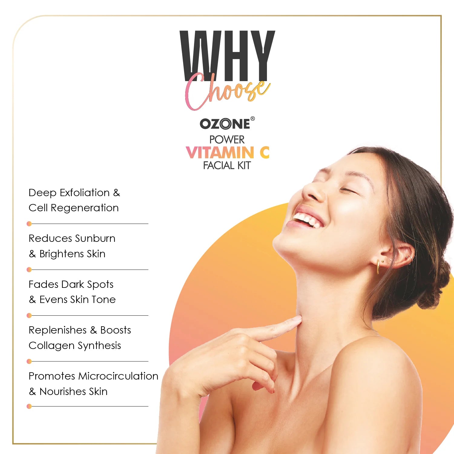 Ozone - Power Vitamin C Facial Kit (Net Quantity - 5N)