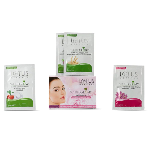 Lotus Herbals - WHITEGLOW InstaGlow Brightening Single Facial Kit (40g)