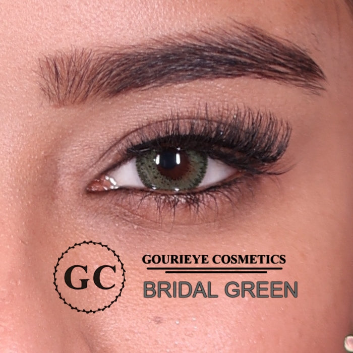 Gouri Cosmetics Premium Color Contact Lenses 5 Pair BRIDAL BROWN