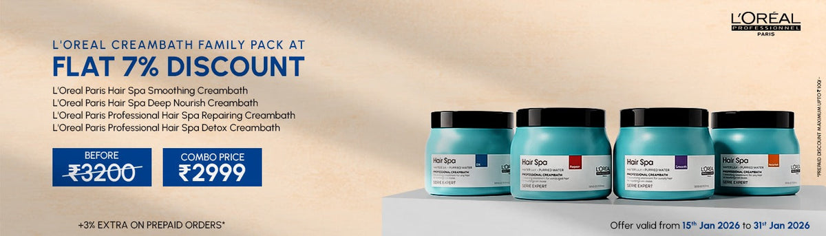 Fabb6 L'oreal Professional Creambath Family Pack |2999/- only