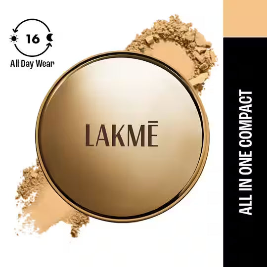 Lakme - 9 to 5 Primer + Matte Powder Foundation Compact (9g)