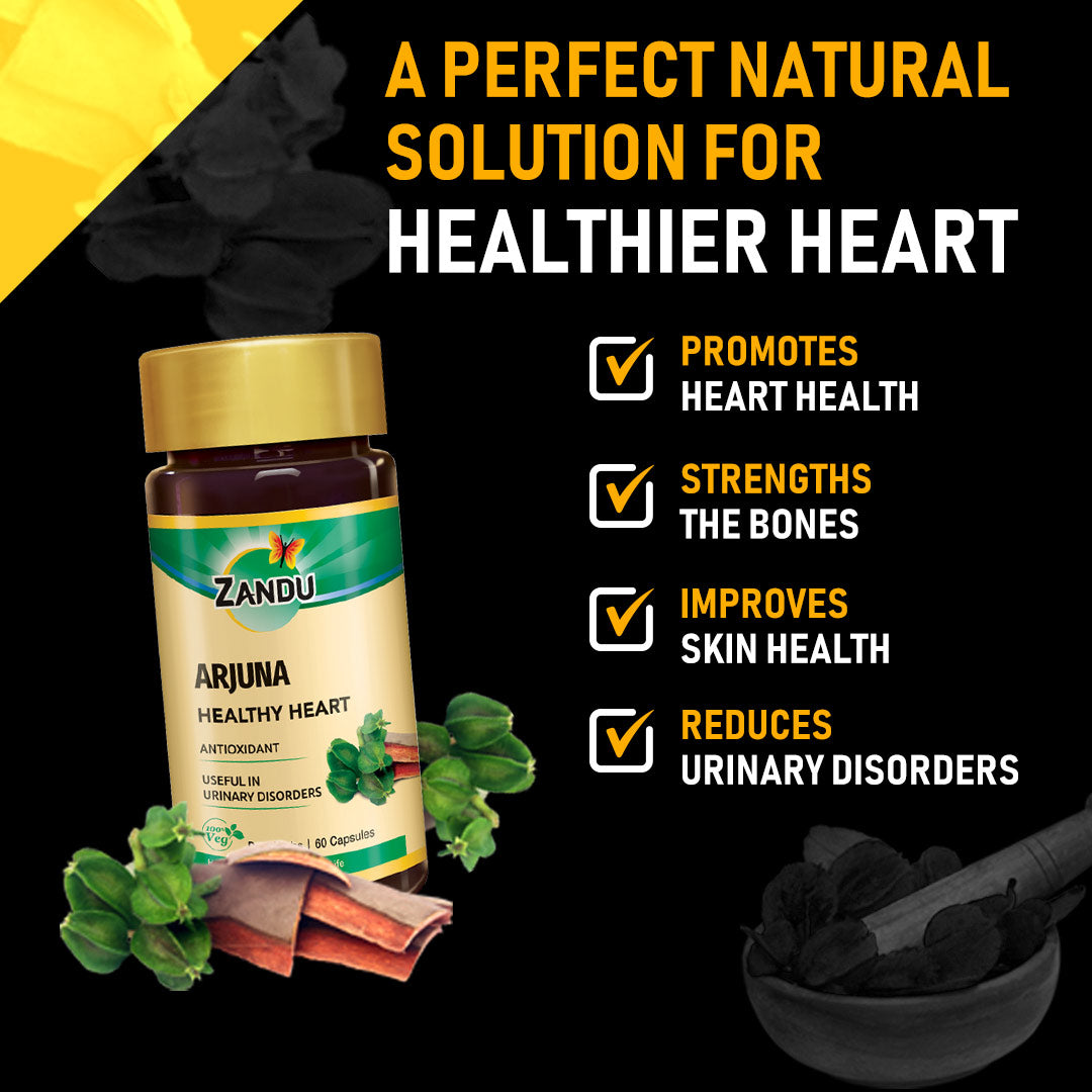 Zandu-O Zandu Pure Arjuna Capsules 60 N Caps