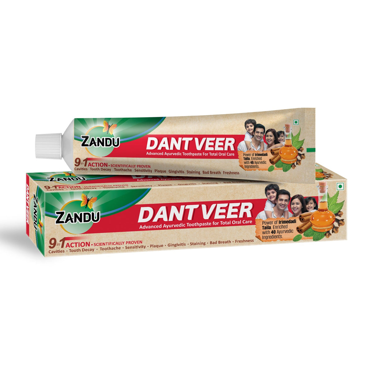 Zandu-O Oil Pulling Toothpaste with Irimedadi Taila 200g