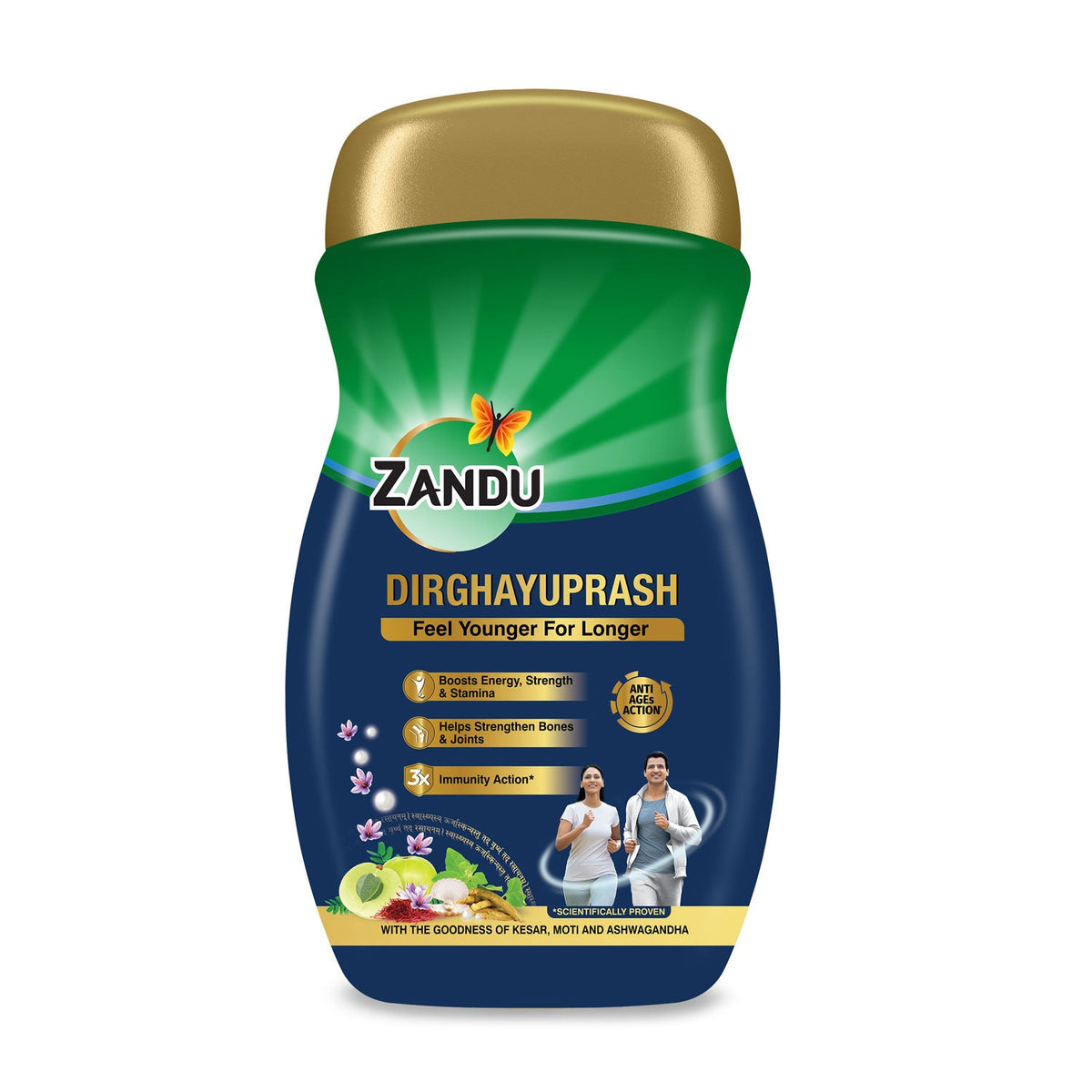 Zandu-O Zandu Anti-AGEs action Dirghayuprash (Suitable for Diabetics) 450g