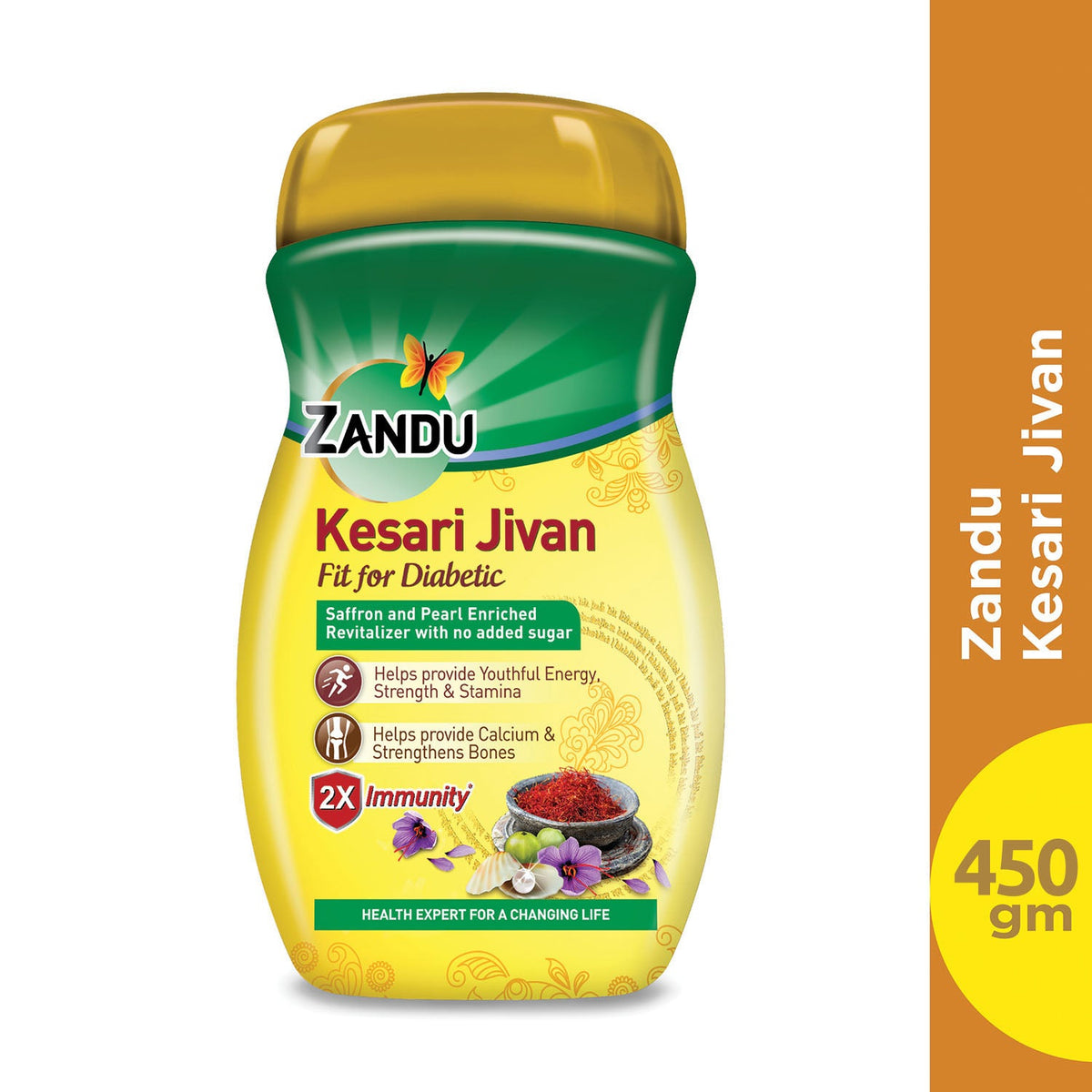 Zandu-O Zandu Kesari Jivan Fit for Diabetics 450g