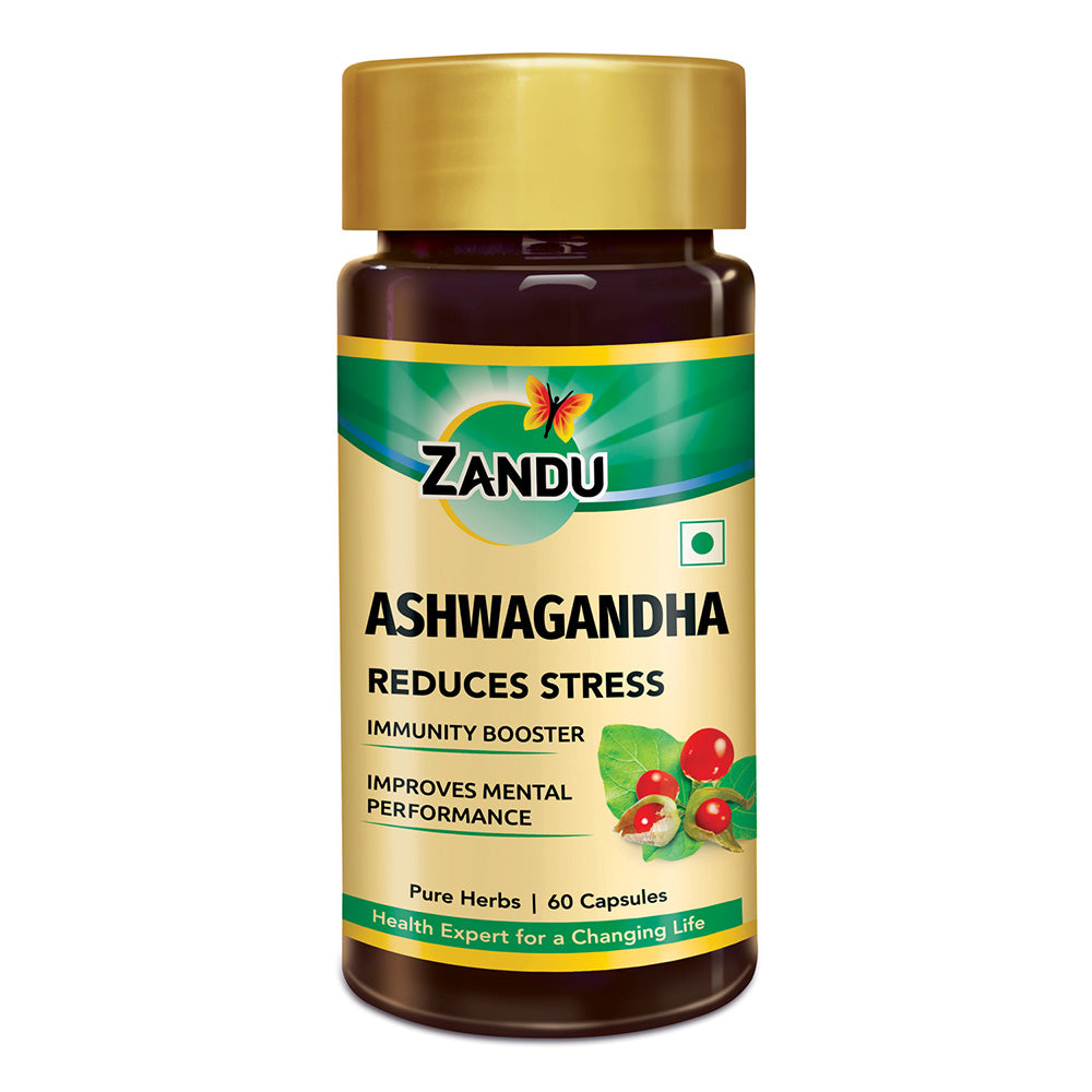 Zandu-O Zandu Pure Ashwagandha Capsules 60 N Caps