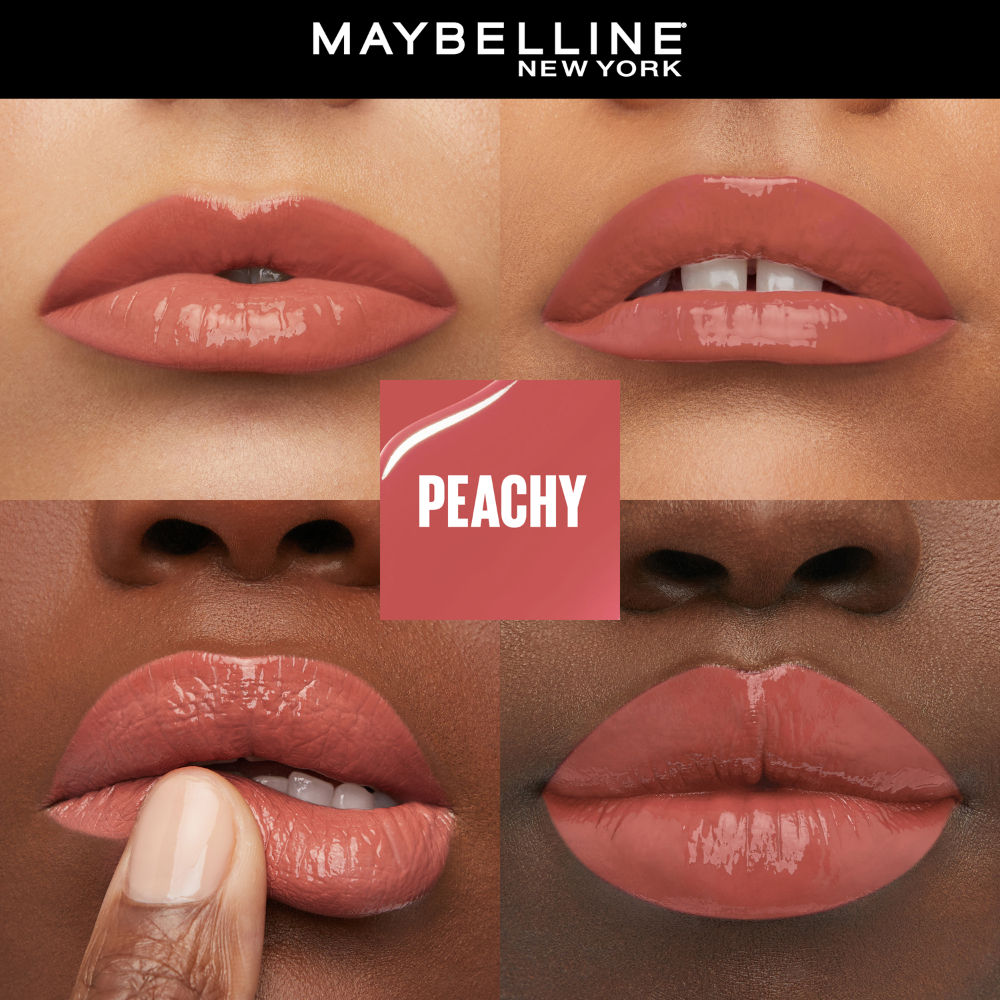 Maybelline New York Super Stay Vinyl Ink Liquid Lipstick, Instant Shine Lasts Up To 16H - 15 Peachy