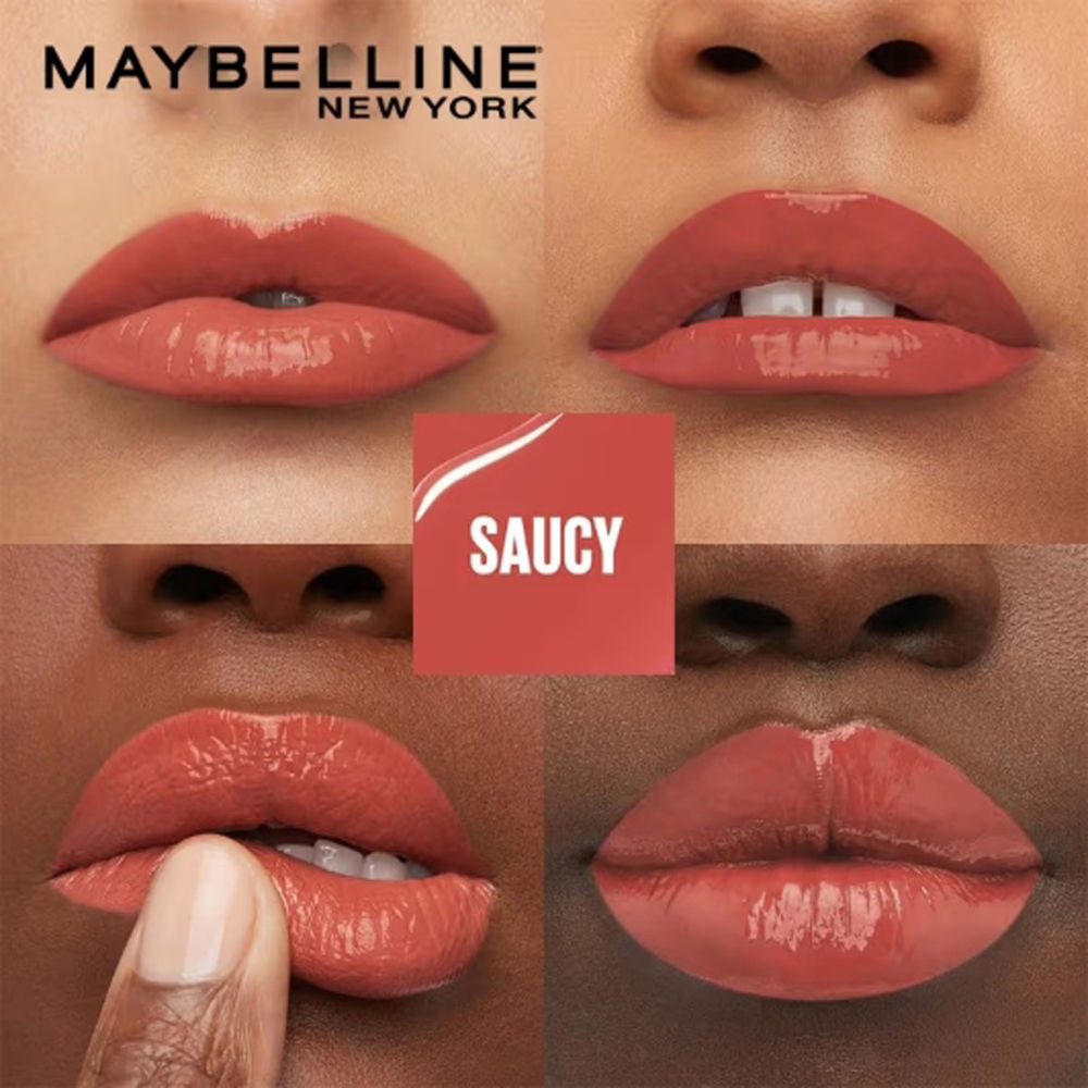 Maybelline New York Super Stay Vinyl Ink Liquid Lipstick, Instant Shine Lasts Up To 16H- 65 Saucy