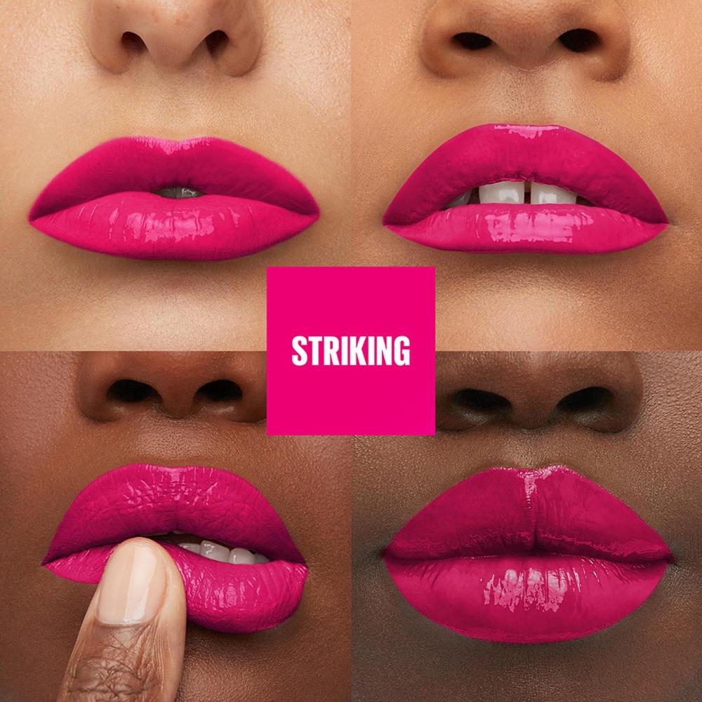 Maybelline New York Super Stay Vinyl Ink Liquid Lipstick, Instant Shine Lasts Up To 16H - Striking