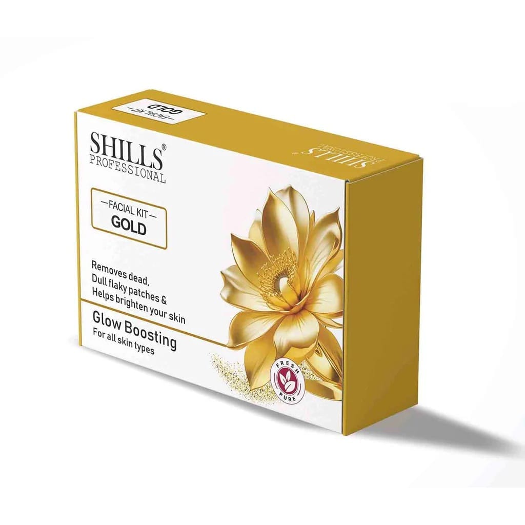 Shills Professional - Facial Kit Gold Natural Fairness & Glow For All Skin Types
