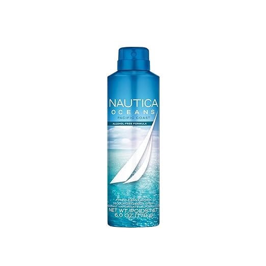 Nautica - Oceans Pacific Coast Deodrizing Body Spray (170g) [Buy 1 Get 1 Free]