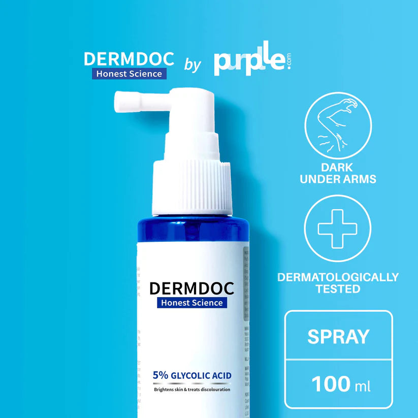 Dermdoc - Honest Science 5% Glycolic Acid Under Arm Treatment (100ML)