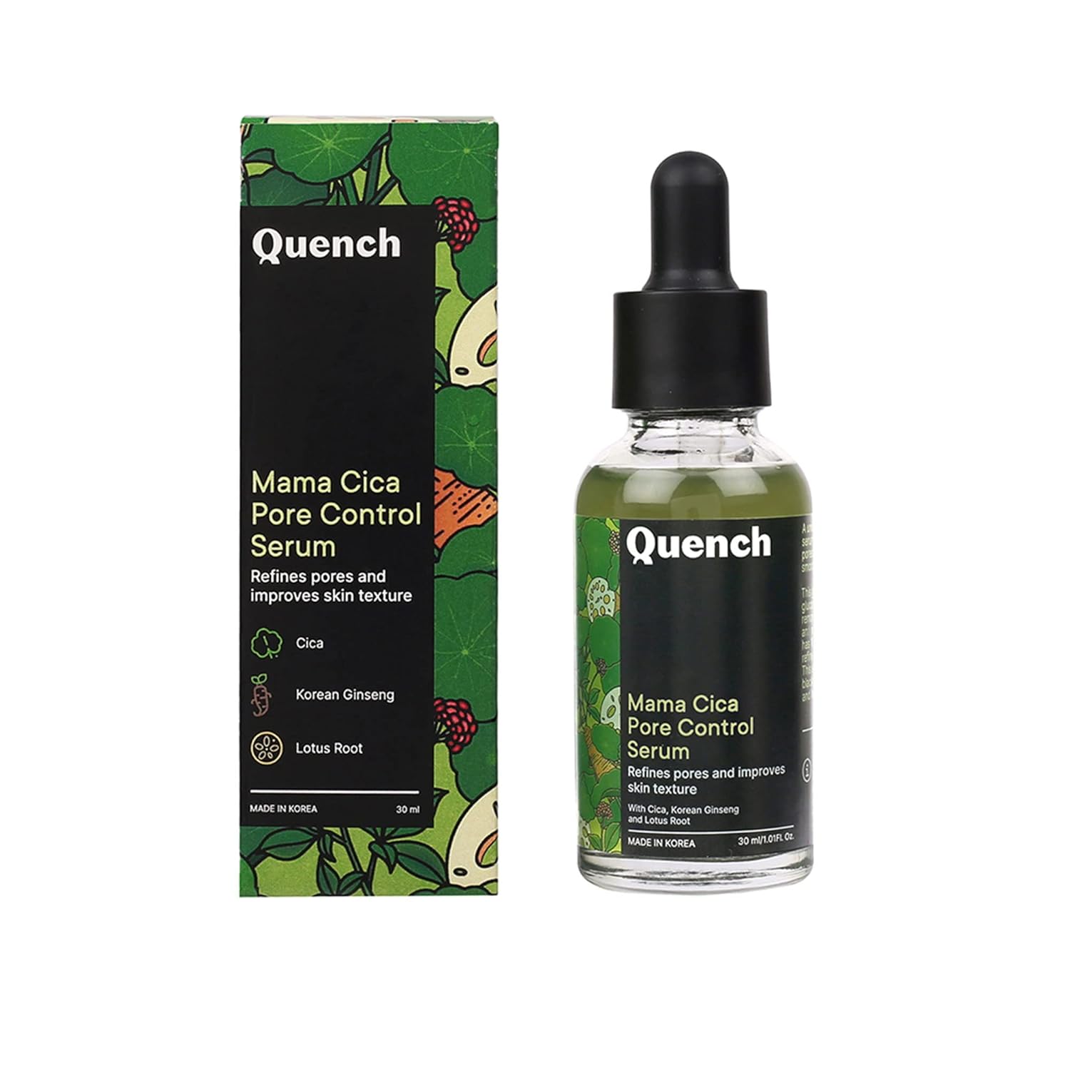 Quench - Pore Control Serum With Cica Herb Repair (30ML)