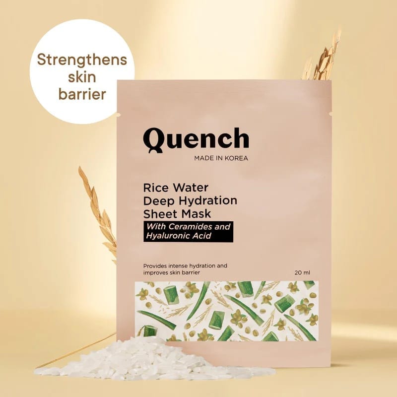 Quench - Rice Water Deep Hydration Sheet Mask (20ML)