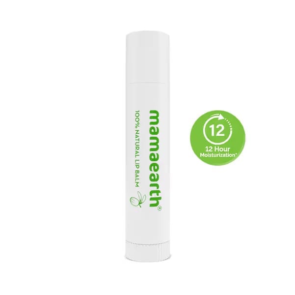 Mama Earth - Nourishing 100% Natural Lip Balm With Vitamin E & Shea Butter (4g)