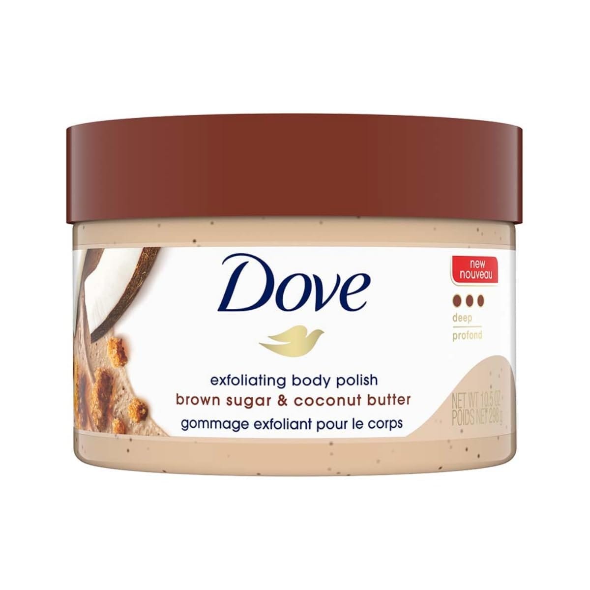 Dove - Exfoliating Body Polish Brown Sugar & Coconut Butter (298g)