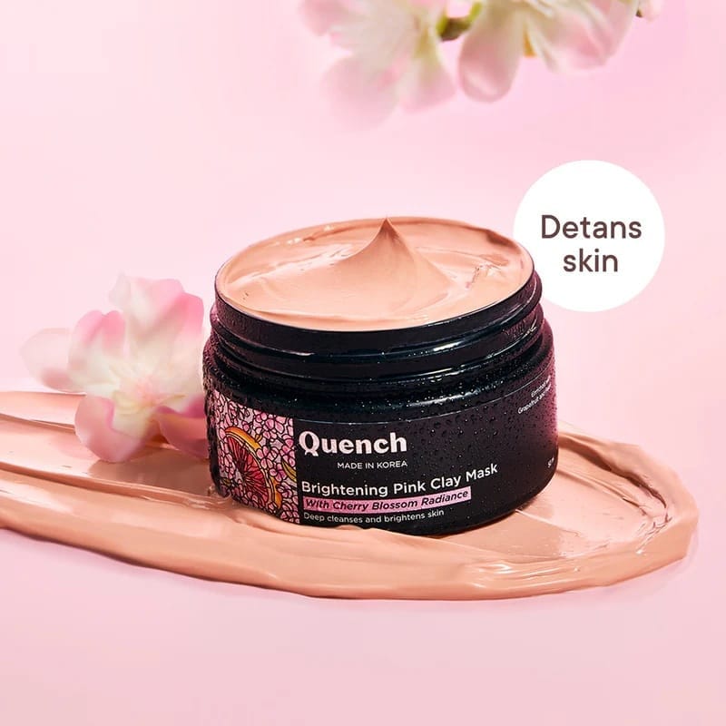 Quench - Brightening Pink Clay Mask With Cherry Blossom Radiance (50ML)