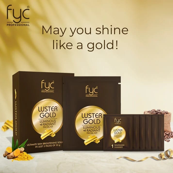 FYC Professional - Lustre Gold Luminous & Radiant Facial Kit (275g)