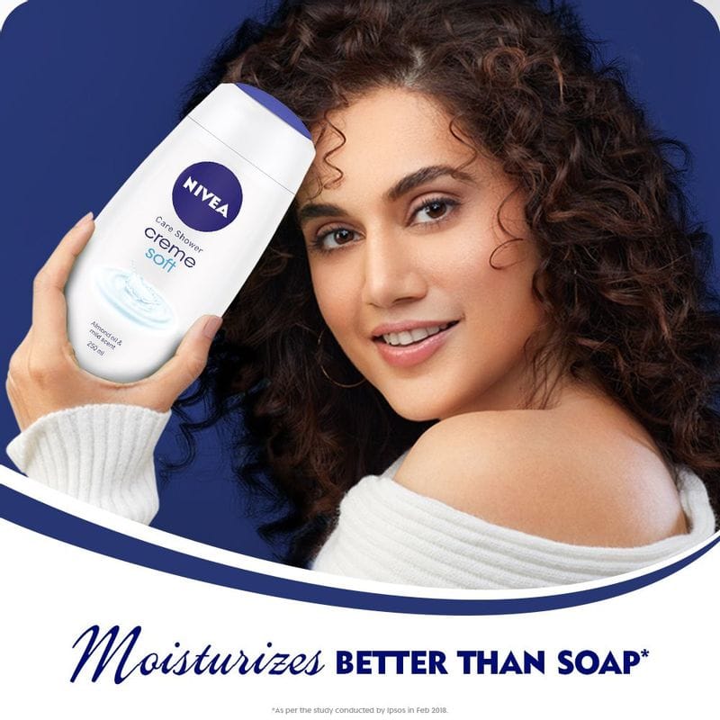 NIVEA Women Body Wash, Crème Soft Shower Gel, with Almond Oil for Soft Skin (250ml)