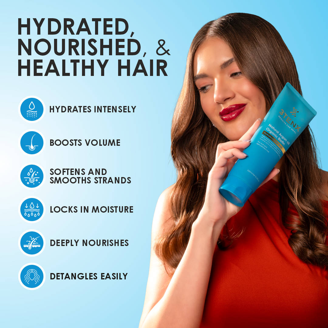 3TENX HydraRevive Hydrating Hair Mask for Dry & Dull Hair