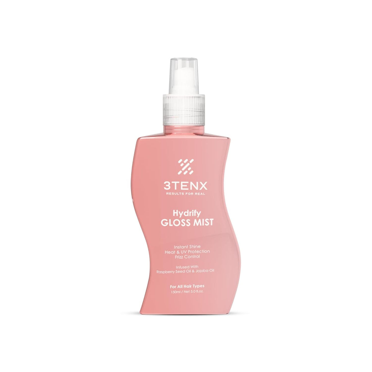 3TENX Hydrify Gloss Mist for Shiny, Frizz-Free Hair, 150ml