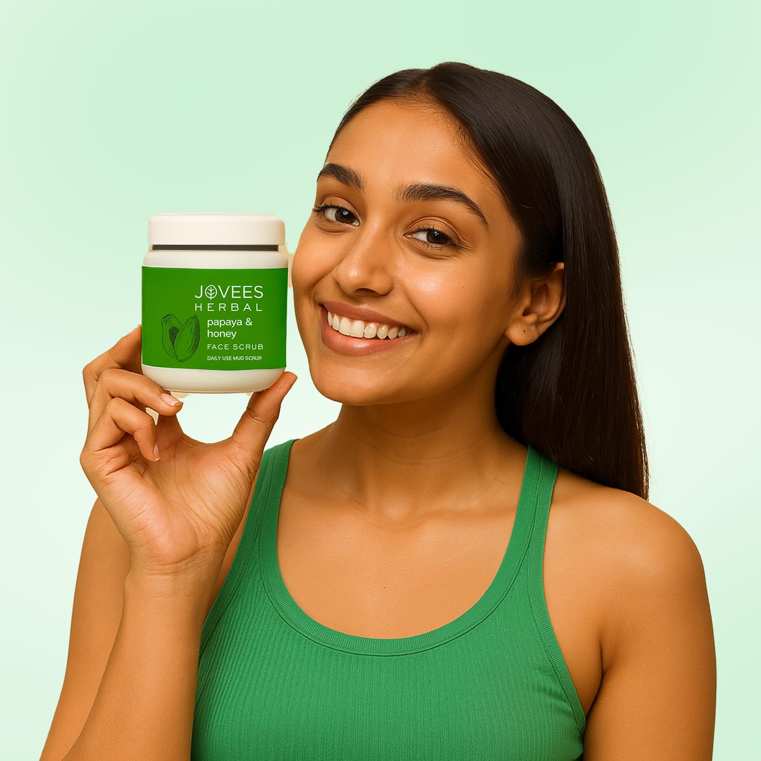 Jovees - Papaya & Honey Face Scrub (400gm)