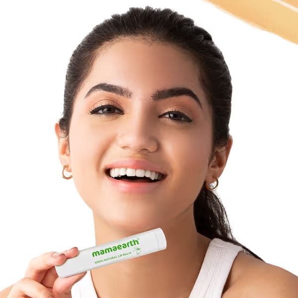 Mama Earth - Nourishing 100% Natural Lip Balm With Vitamin E & Shea Butter (4g)