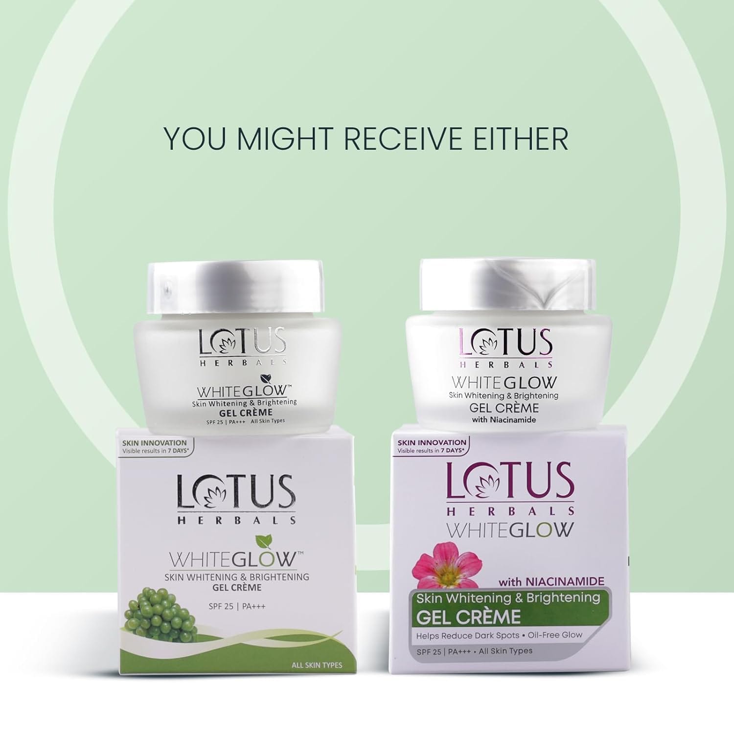 Lotus Herbals - WhiteGlow Skin Whitening & Brightening Gel Creme SPF 25 PA+++