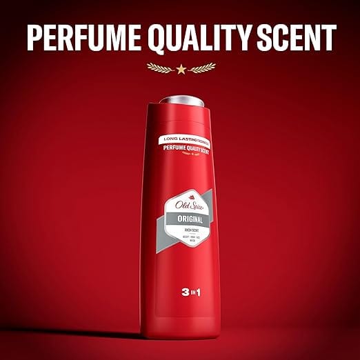 Old Spice - Orginal Rich Scent 3 In 1 Body , Hair , Face Wash (400ML)