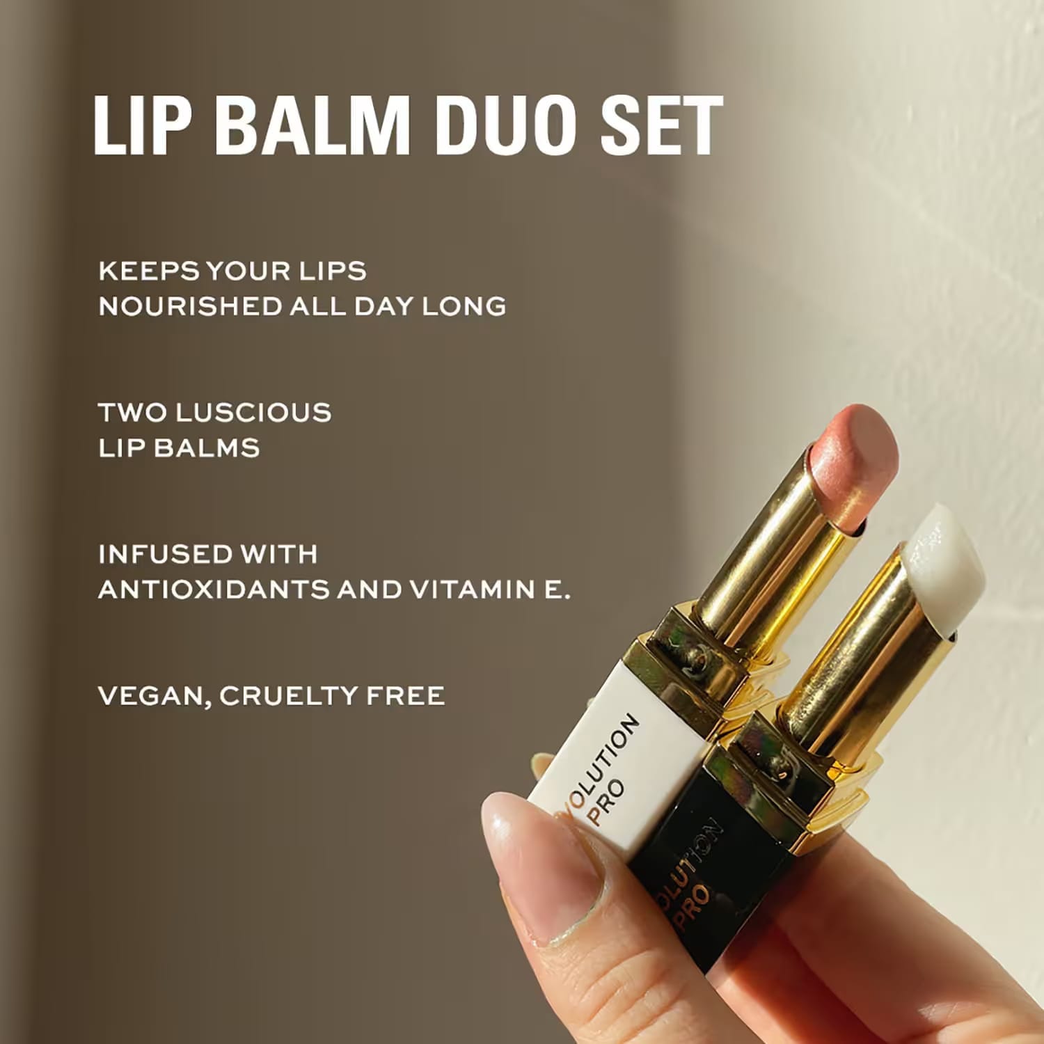 Revolution - Pro Lip Balm Duo (5.4gm)