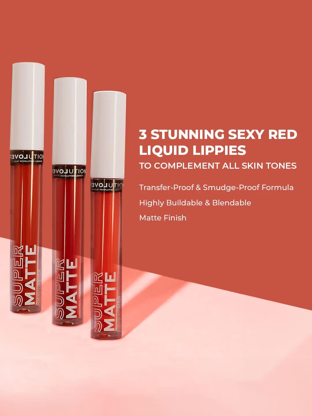 Revolution - Super Matte Liquid Lip Set (12ML)